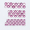 EK Success - Jolee's Jewels - Crystallized Swarovski Elements Collection - Flat Back Hotfix Jewels - Value Pack - Fuchsia and Light Rose Combo