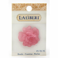 EK Success - Laliberi - Jewelry - Beads - 4 Piece Rose Set - Pink