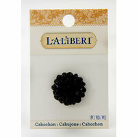 EK Success - Laliberi - Jewelry - Cabochons - Large Flower - Black