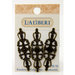 EK Success - Laliberi - Jewelry - Brass Pendants - Long Filigree Bases
