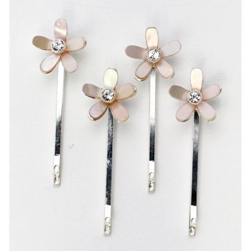 EK Success - Jolee's Jewels - Special Occasion Collection - Hair Pins - Mother of Pearl - Crystal