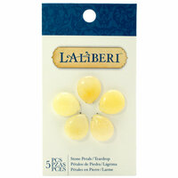 EK Success - Laliberi - Vintage Petals Collection - Jewelry - Petals - Semi Precious Stone - Large Teardrop - Yellow