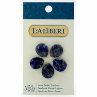 EK Success - Laliberi - Vintage Petals Collection - Jewelry - Petals - Semi Precious Stone - Large Teardrop - Sodalite