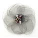 EK Success - Laliberi - Julie Comstock - Jewelry - Ready to Wear Flower - Light Gray Lotus