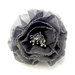 EK Success - Laliberi - Julie Comstock - Jewelry - Ready to Wear Flower - Gray Blue Ruffle