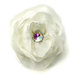 EK Success - Laliberi - Julie Comstock - Jewelry - Ready to Wear Flower - Burned Ivory Rose