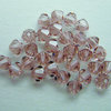 EK Success - Jolee's Jewels - Crystallized Swarovski Elements Collection - Jewelry Beads - Bicone - 4 mm - Vintage Rose