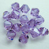 EK Success - Jolee's Jewels - Crystallized Swarovski Elements Collection - Jewelry Beads - Bicone - 6 mm - Light Amethyst