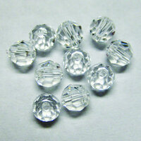 EK Success - Jolee's Jewels - Crystallized Swarovski Elements Collection - Jewelry Beads - Round - 4 mm - Crystal
