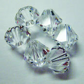 EK Success - Jolee's Jewels - Crystallized Swarovski Elements Collection - Jewelry Beads - Bicone - 8 mm - Crystal