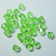 EK Success - Jolee's Jewels - Crystallized Swarovski Elements Collection - Jewelry Beads - Bicone - 4 mm - Chrysolite