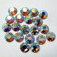EK Success - Jolee's Jewels - Crystallized Swarovski Elements Collection - Flat Back Jewels - 5 mm - Crystal Aurora Borealis