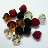 EK Success - Jolee's Jewels - Crystallized Swarovski Elements Collection - Jewelry Beads - Bicone - 6 mm - Earth Mix