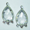 EK Success - Jolee's Jewels - Crystallized Swarovski Elements Collection - Jewlery Chandelier Earring - Faceted Drop - Crystal