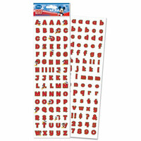 EK Success - Disney - 3 Dimensional Stickers - Mickey Red Alphabet, CLEARANCE