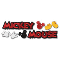 Disney Embroidered Stickers - Mickey Mouse, CLEARANCE