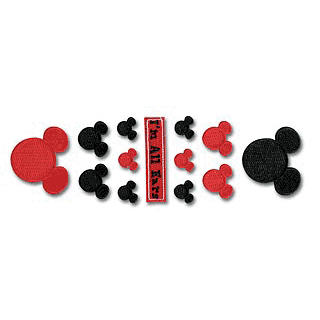 Disney Embroidered Stickers - Mickey Ears, CLEARANCE