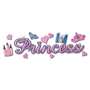 Disney Embroidered Stickers - Princess, CLEARANCE