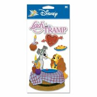EK Success Disney - 3D Stickers - Lady and the Tramp, CLEARANCE