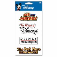 EK Success - Disney Collection - 3-D Dimensional Stickers - Words