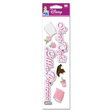 EK Success Disney - 3D Stickers - Sleeping Beauty - Sleep Tight