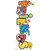 EK Success - Disney - Mickey Mouse Collection - 3 Dimensional Title Stickers with Glitter Accents - Friends