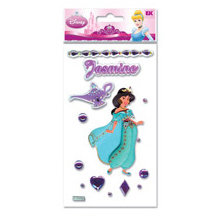EK Success - Disney - Princess Collection - 3 Dimensional Stickers - Jasmine, CLEARANCE