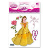 EK Success - Disney Princess Collection - 3 Dimensional Stickers - Belle with Rose, CLEARANCE