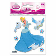 EK Success - Disney Princess Collection - 3 Dimensional Stickers - Cinderella Bluebird