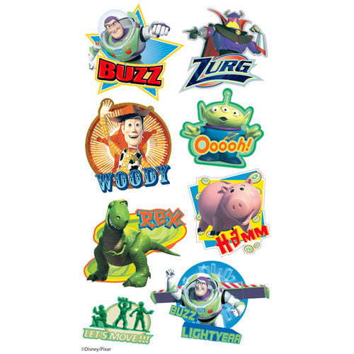 EK Success - Disney - Toy Story Collection - 3 Dimensional Puffy Stickers - Toy Story