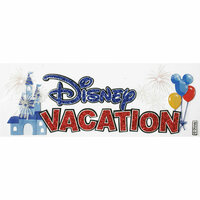 EK Success - Disney Collection - 3 Dimensional Stickers - Disney Vacation Title