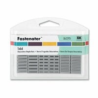 EK Success Fastenater Decorative Staple Bars - Slots, CLEARANCE