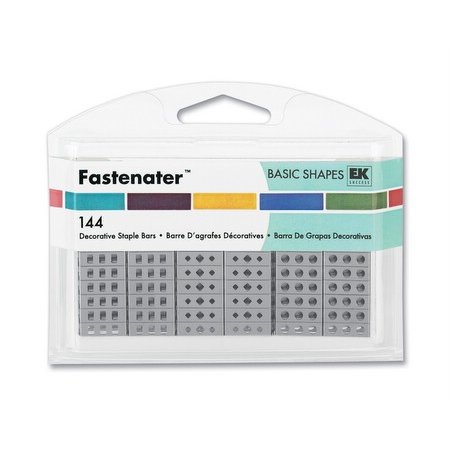 EK Success Fastenater Decorative Staple Bars - Basic Shapes, CLEARANCE