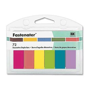 EK Success - Fastenater Decorative Staple Bars - Brights