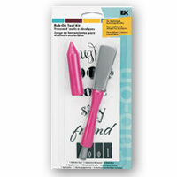 EK Success - Rub On Tool with Adhesive Remover - Pink