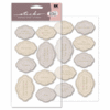EK Success - I Do Collection - Sticko - 3-D Stickers - Wedding Party Caption Scallop, CLEARANCE