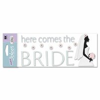 EK Success - I Do Collection - A Touch of Jolee's - Here Comes Bride, CLEARANCE