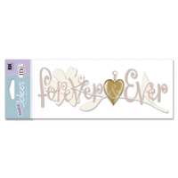 EK Success - Jolee's Boutique Title Wave Stickers - I Do Wedding Collection - Forever and Ever, CLEARANCE