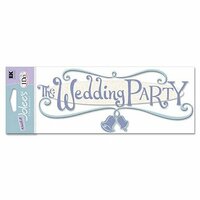 EK Success - Jolee's Boutique Title Wave Stickers - I Do Wedding Collection - The Wedding Party, CLEARANCE