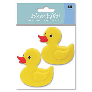 EK Success - Jolee's By You - 3D Embellishment Stickers - Rubber Duckie