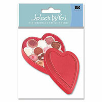 EK Success - Jolee's By You - 3D Embellishment Stickers - Valentine's Day Chocolate - Love, CLEARANCE