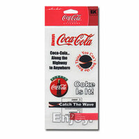 EK Success Coca Cola -Stickers - Tag Line, CLEARANCE