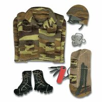 Jolee's Boutique - Sports and Leisure Collection - Army Fatigues