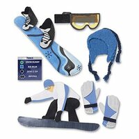 Jolee's Boutique Stickers - Snowboarding