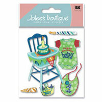 EK Success - Jolee's Boutique - Dimensional Stickers - Boy's 1st Birthday