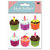 EK Success - Jolee&#039;s Boutique - Birthday - Dimensional Stickers - Cupcake