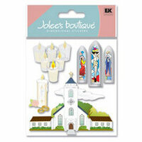 EK Success - Jolee's Boutique - Dimensional Stickers - Catholic Wedding