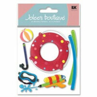 EK Success - Jolee's Boutique - Dimensional Stickers - Pool Toys