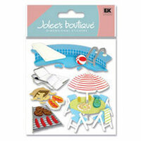 EK Success - Jolee's Boutique - Dimensional Stickers - Pool Party