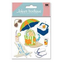 EK Success - Jolee's Boutique - Dimensional Stickers - Summer Gear